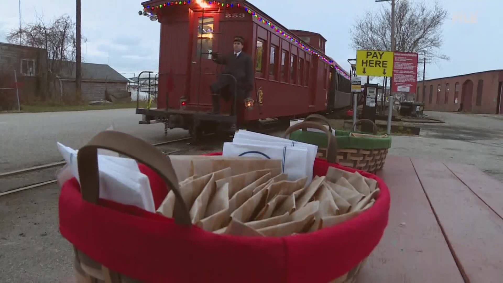 Events like Kennebunkport Christmas Prelude or a ride on the Maine Narrow Gauge Railroad are still happening, but will look different to meet safety guidelines