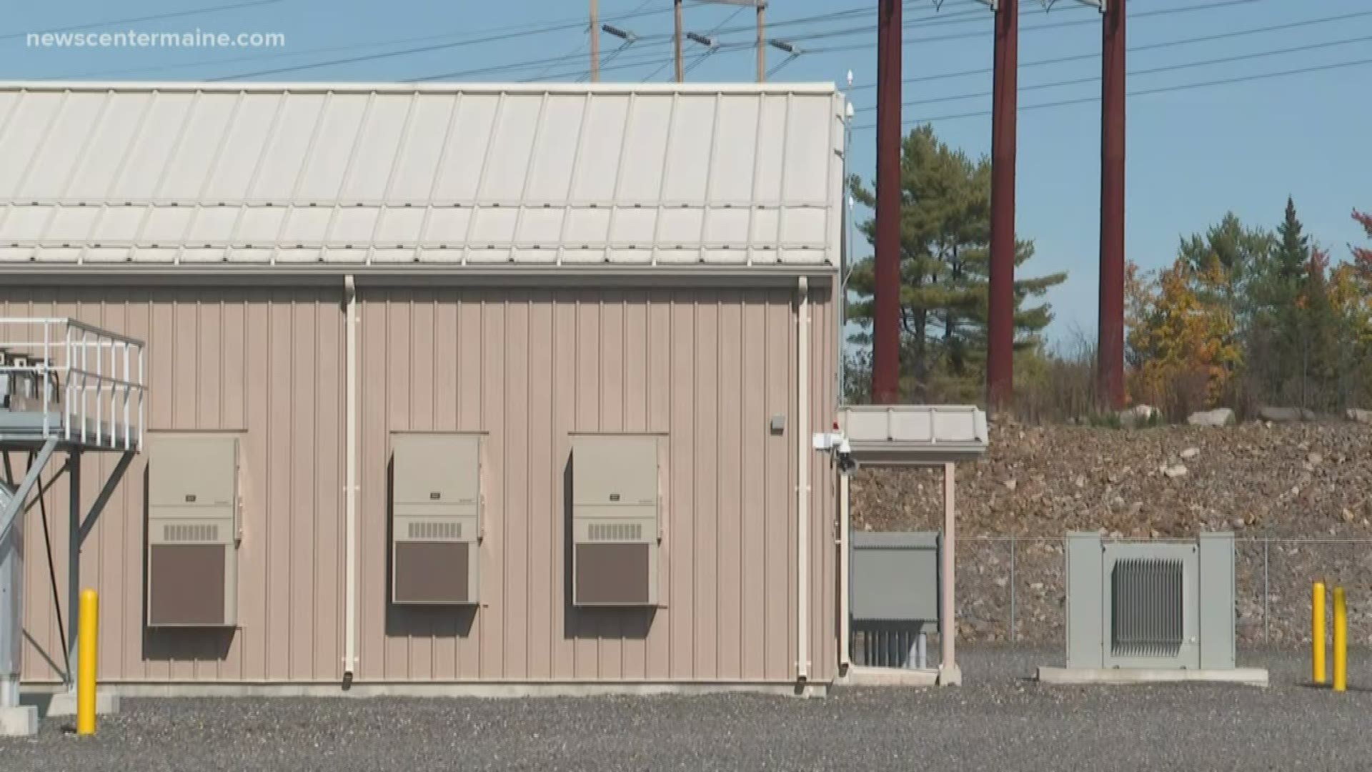 New tech at Central Maine Power / CMP substation in Windsor