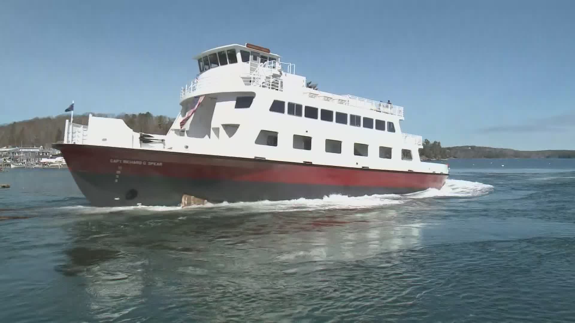 The new ferry is the first one the state has had built in Maine in 28 years. She will begin service this summer on the daily runs between Rockland and Vinalhaven.