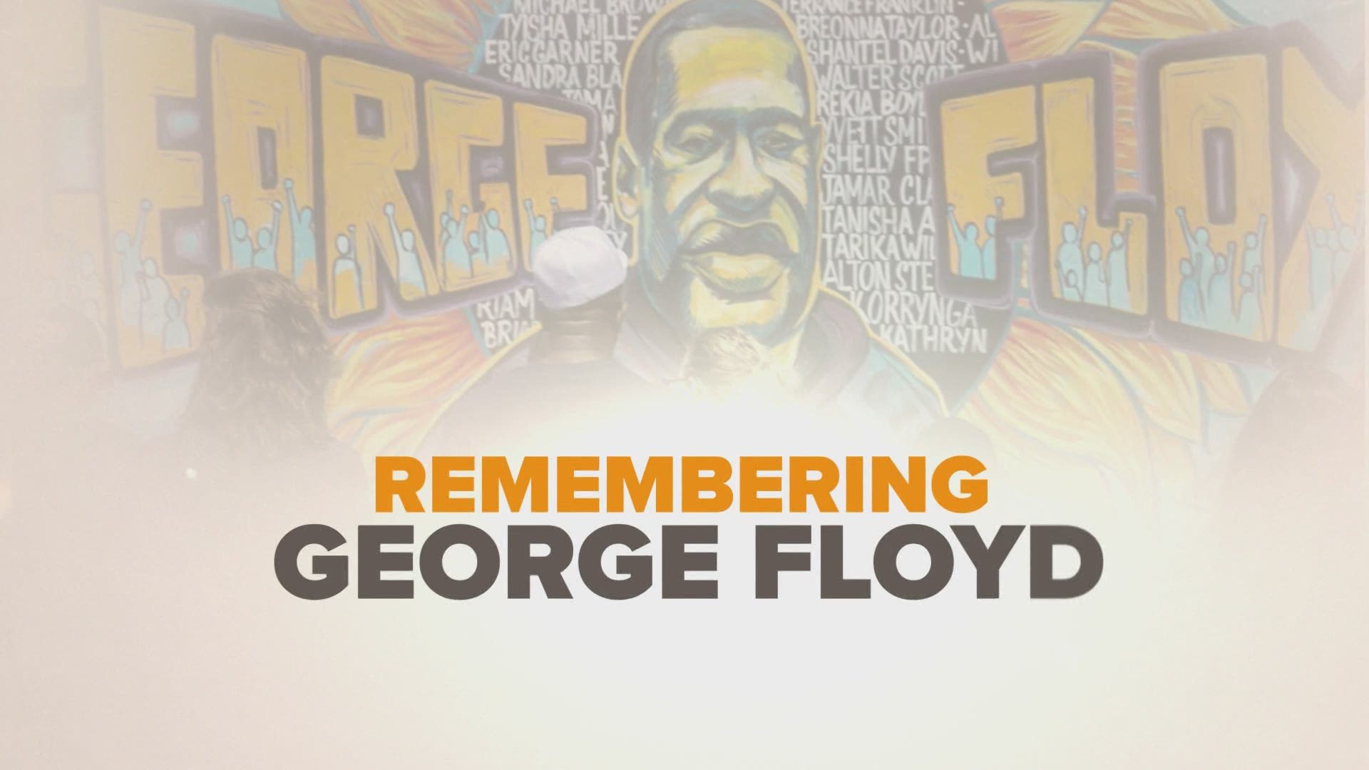 It's been one year since the murder of George Floyd. People in Portland gathered on Congress Street on Tuesday to stand in solidarity.