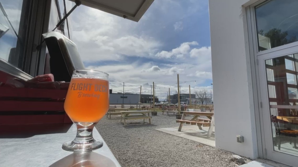 Breweries Prepare For A Busy Summer, Shipyard Brewing Fire Pit