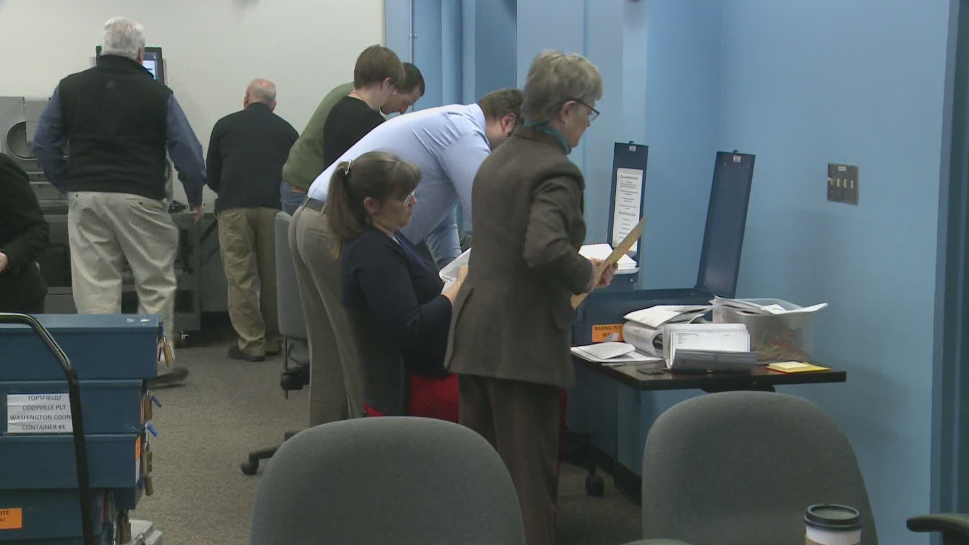 A problem with computer entry of ballots from the primary election in July forced the Secretary of State's office to run some of the ranked choice votes again.