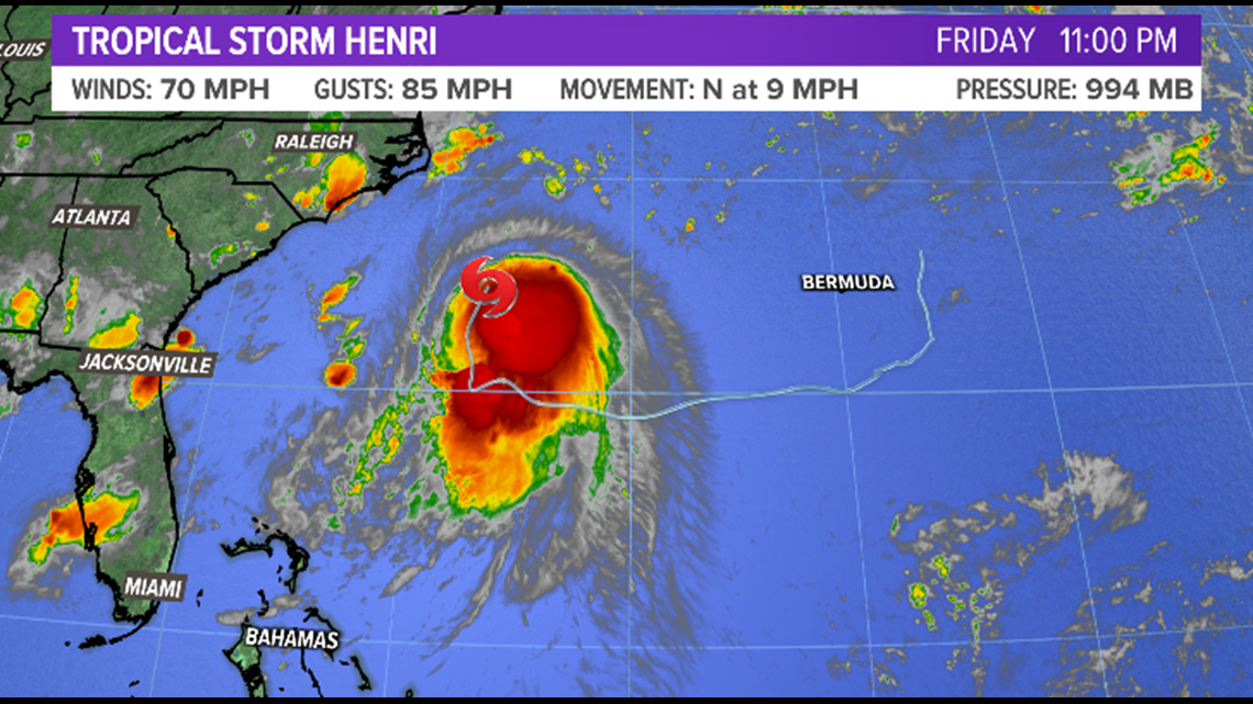 Tropical storm Henri heads toward New England, Maine | newscentermaine.com