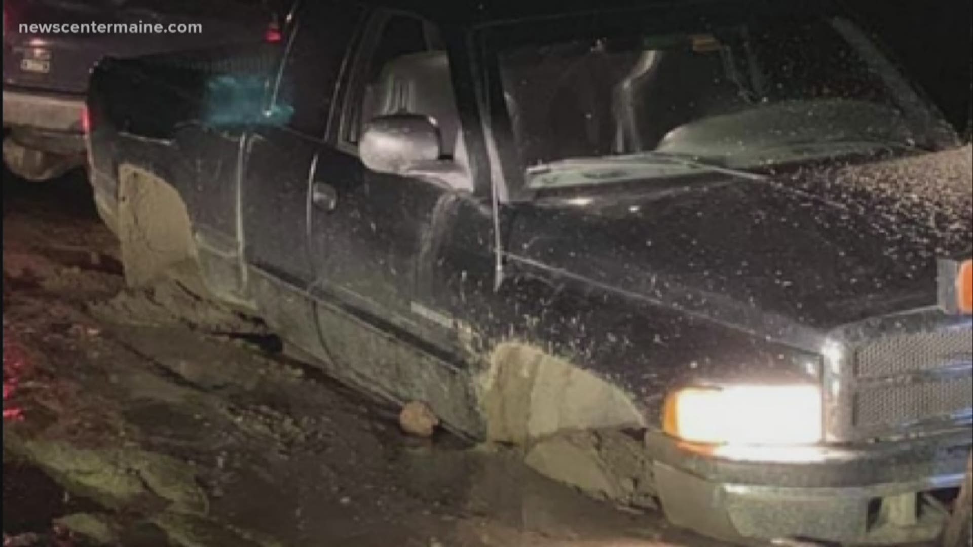 Mud season in Maine has turned some roads into tricky sinkholes for people and their cars.