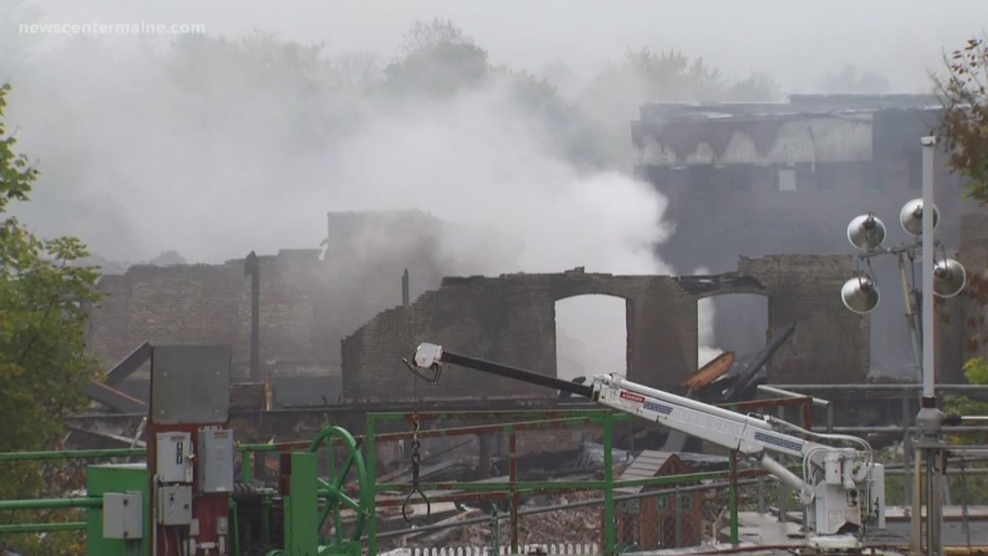 Mechanic Falls mill building fire an 'awful' loss