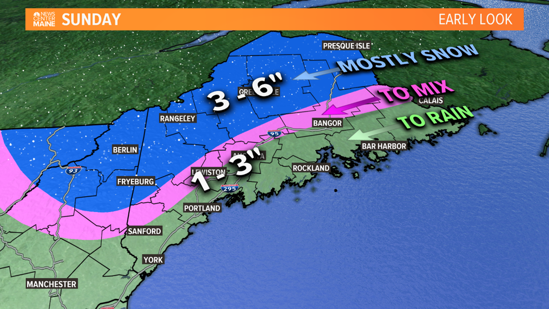 Next Round of Snow on Sunday | GUTNER BLOG | newscentermaine.com