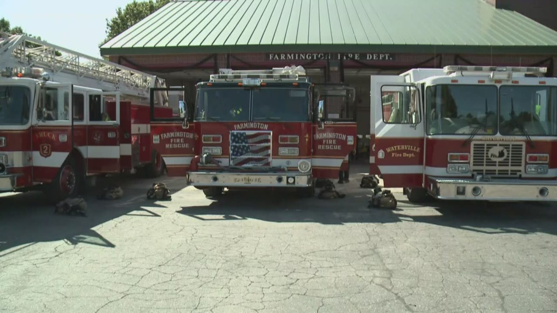 Fire departments from across the state of Maine in Farmington this week to assist with calls