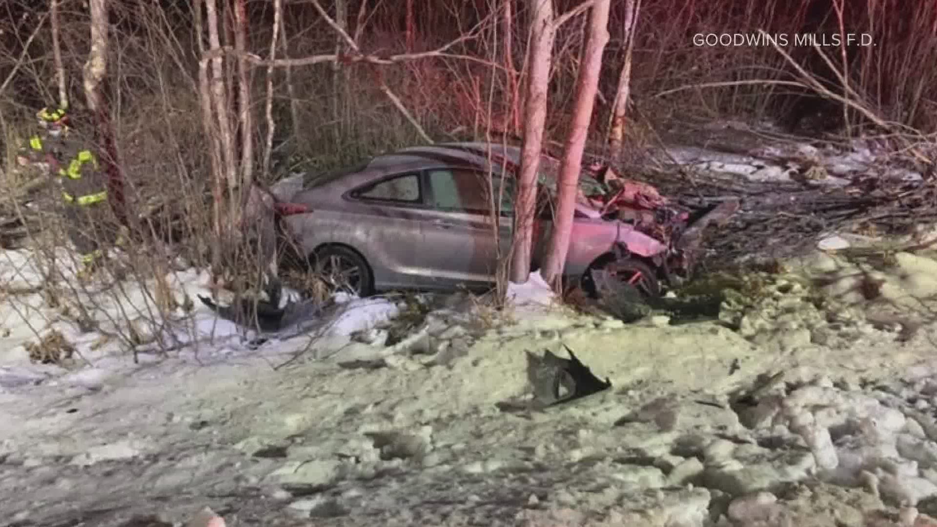 John Bedard is driver for Poland Spring, and he says that he doesn't usually take that route. The woman who was trapped is now at home recovering.