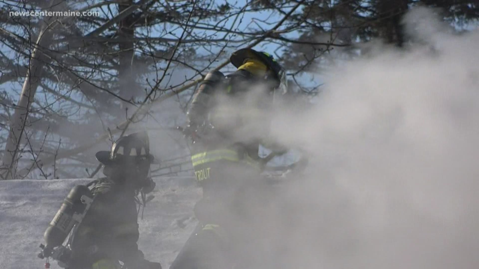 Christmas Eve day fire damages Brewer home