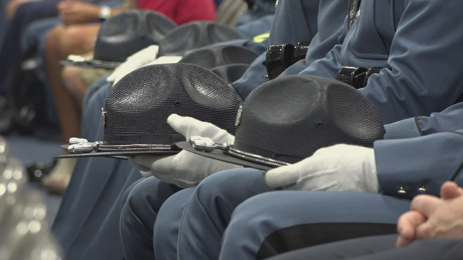 The ceremony was held at The Maine Criminal Justice Academy in Vasselborro.