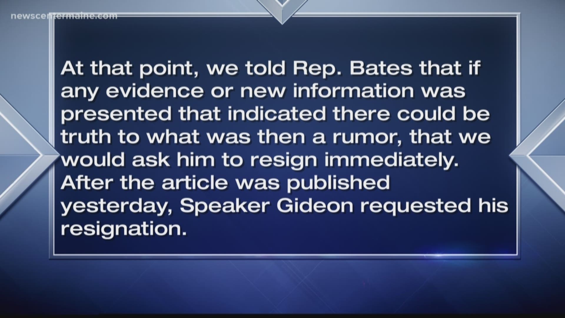 House Speaker asks Westbrook Rep. to resign
