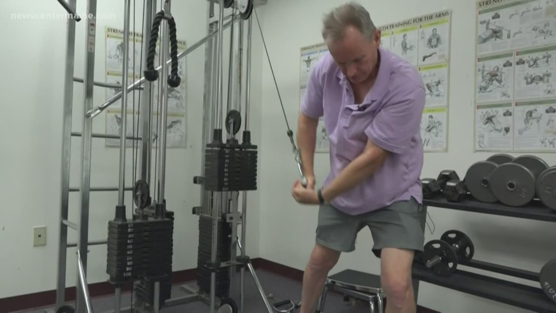 61-year-old Alan Dill writes poems and songs as part of his motivation towards weight loss.