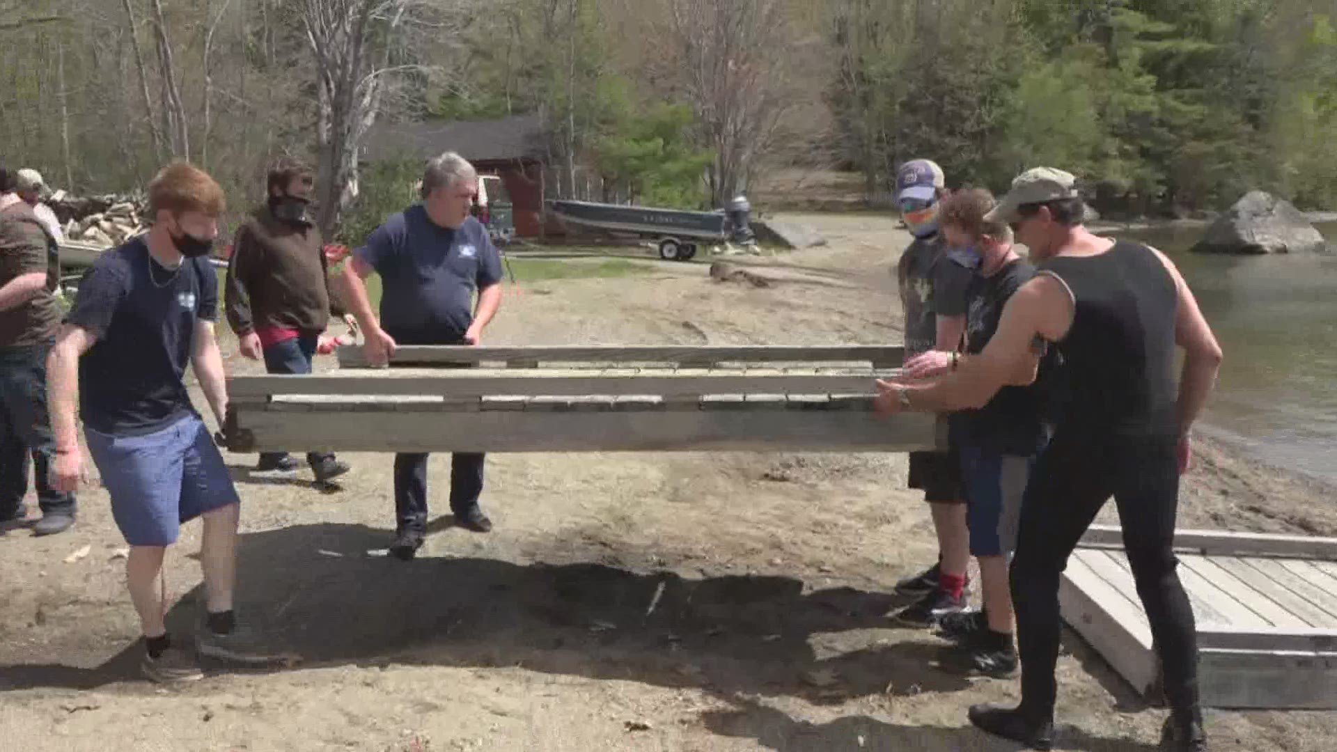 The lakefront camp offers recreational opportunities for people with disabilities and their families.