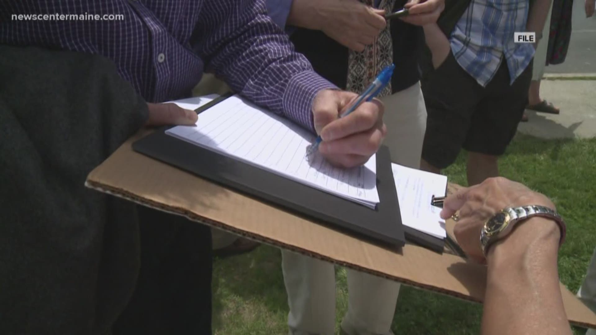 Maine has new rules for collecting petition signatures.