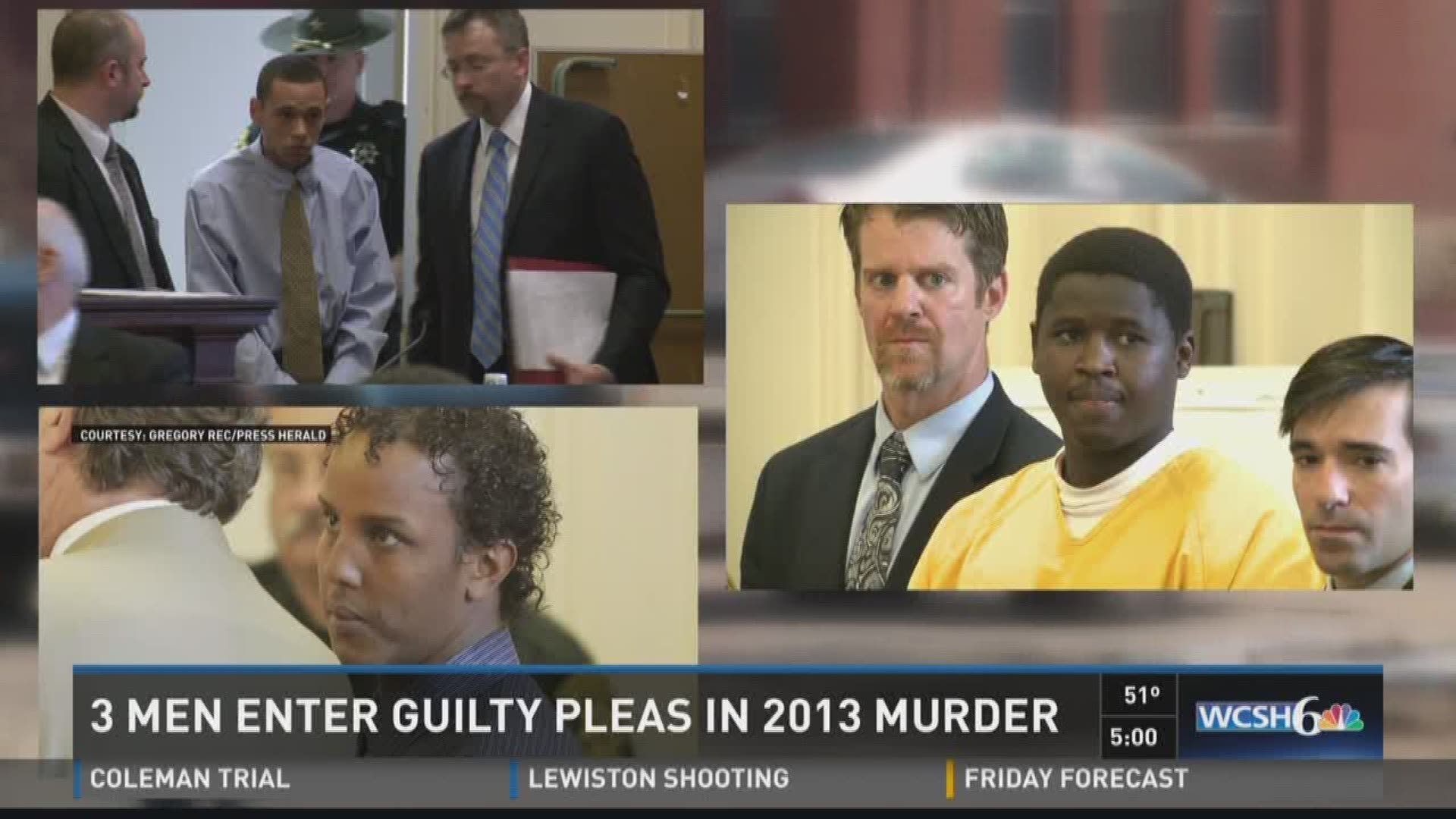 3 men enter guilty pleas in 2013 murder