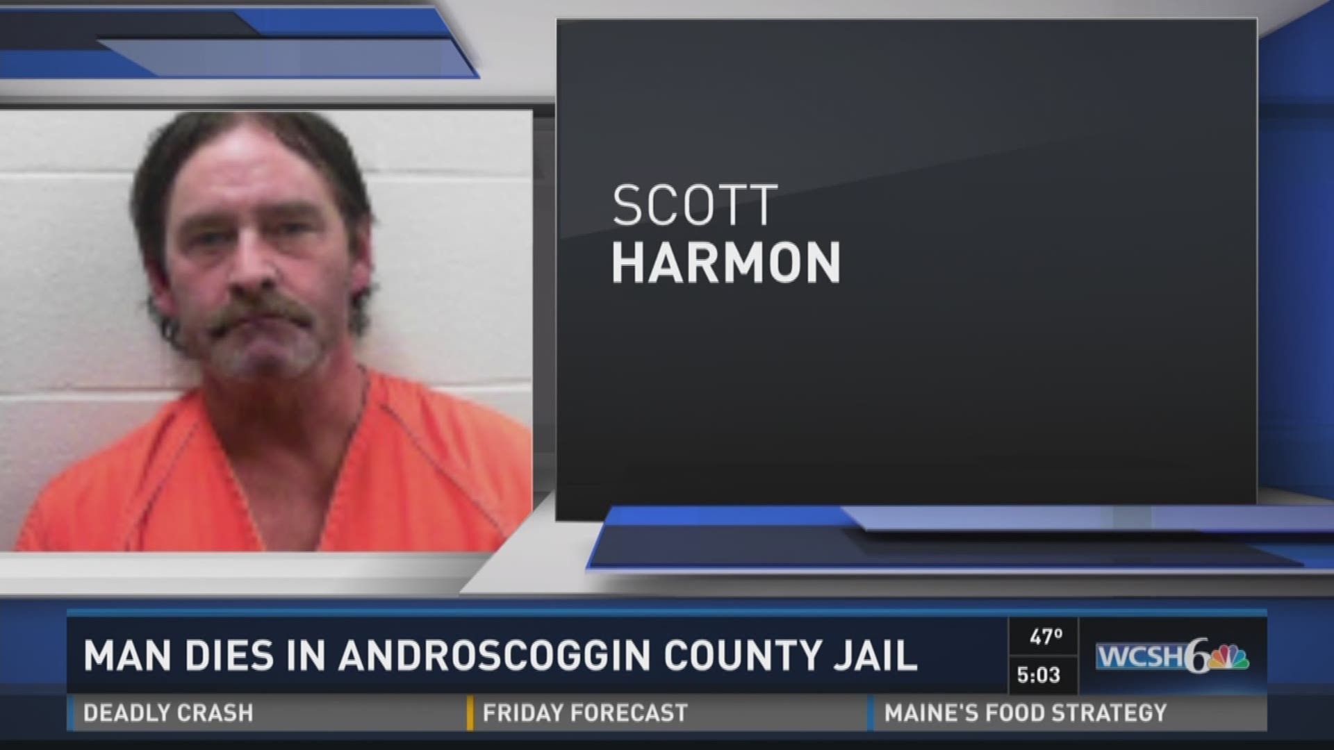 Man dies in Androscoggin County Jail