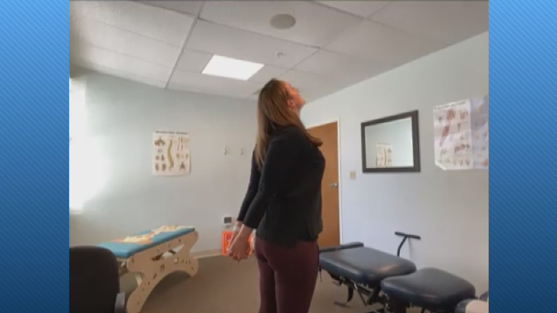 Dr. Allyson Coffin is a chiropractor with Align With Wellness in Yarmouth. She walks us through some stretches to get realigned.