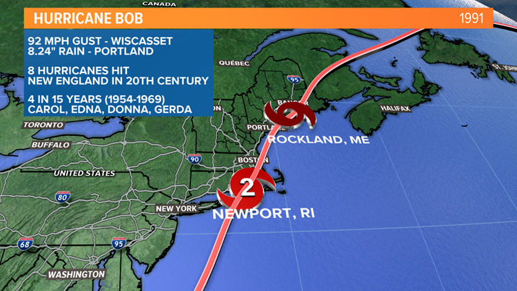 Hurricane Bob Hit 28 Years Ago This Week; New England Overdue For The ...