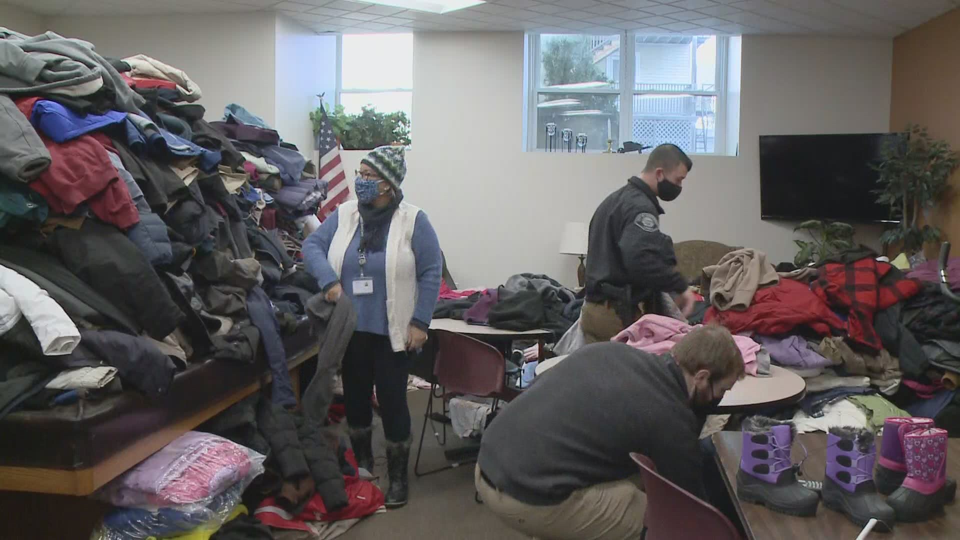 The Biddeford Police Department and United Way of York County partnered for winter coat drive.