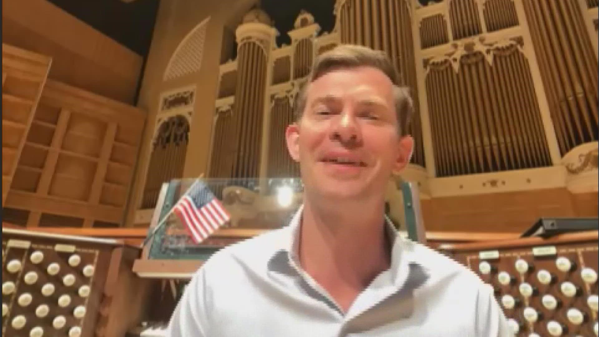 James Kennerley will be performing patriotic music on the Kotzschmar Organ on Saturday, August 21.