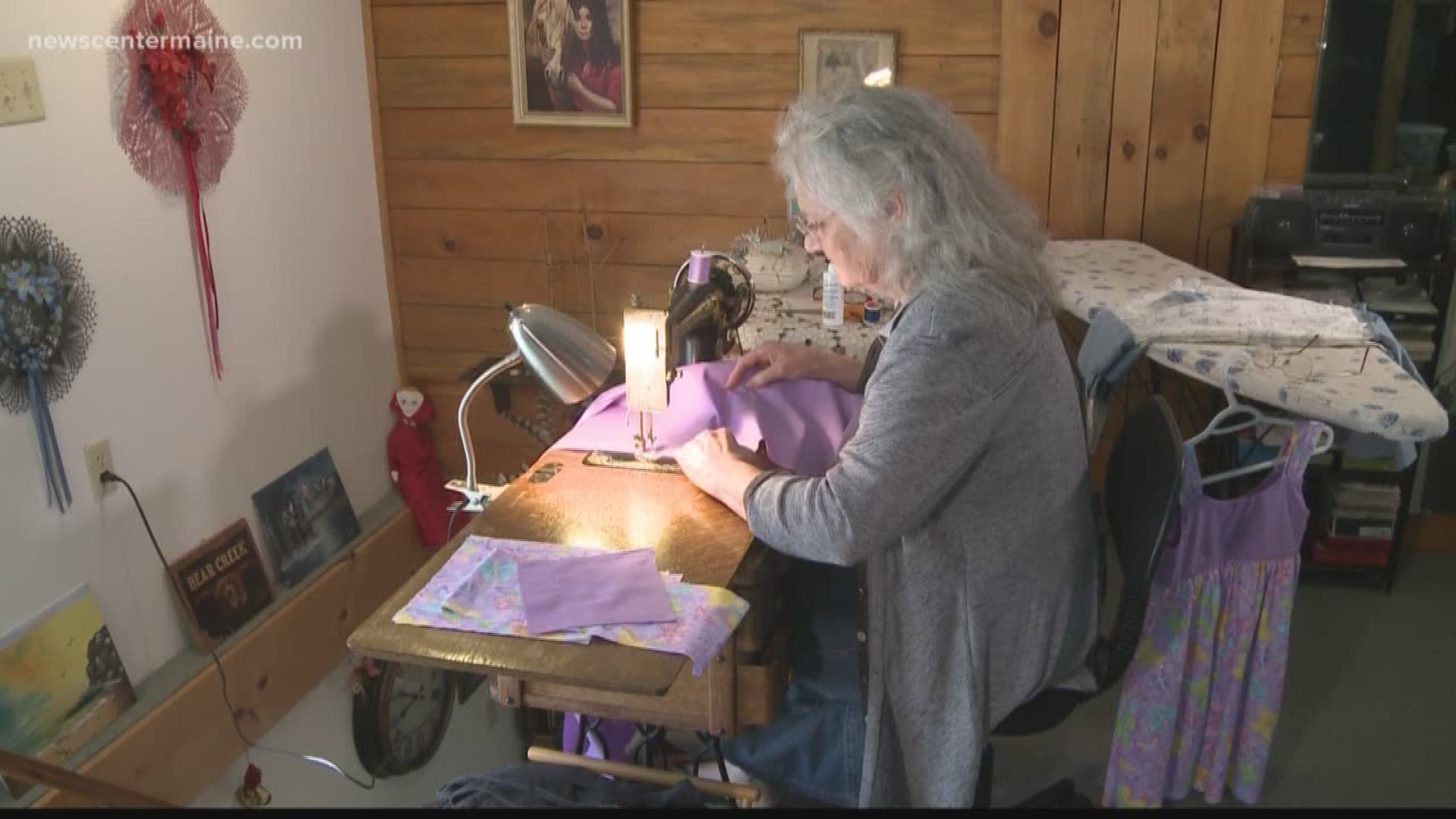 Weston woman sews for the needy