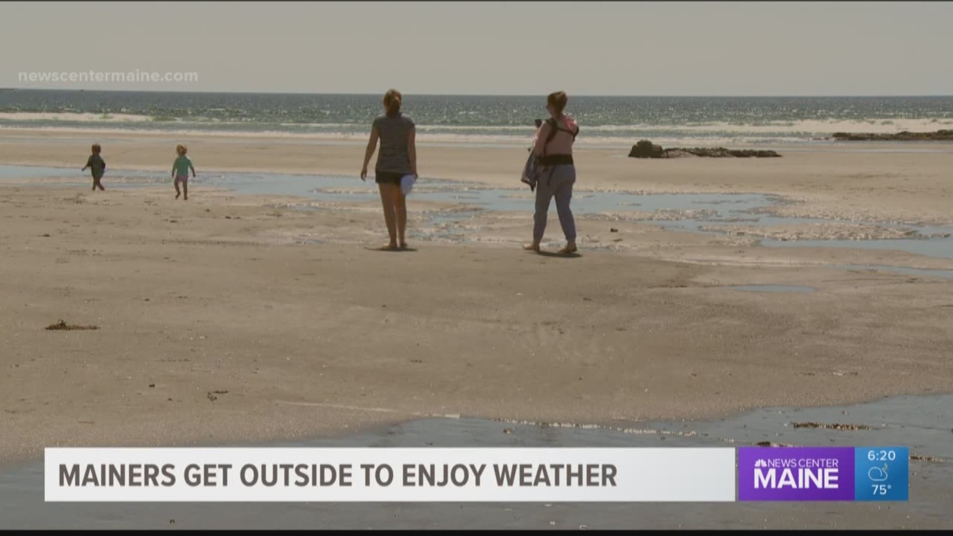 Mainers get outside to enjoy weather