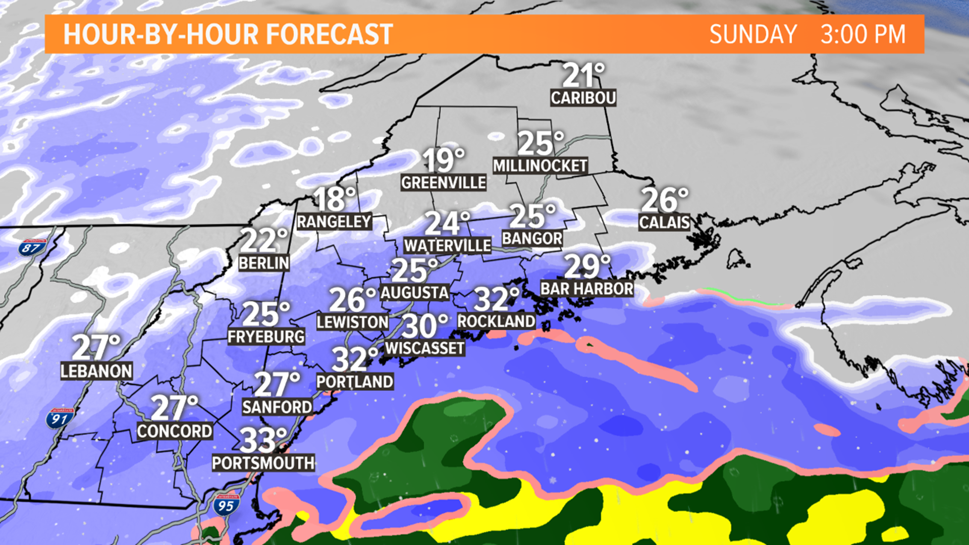 Sunday storm tracking a little closer | newscentermaine.com