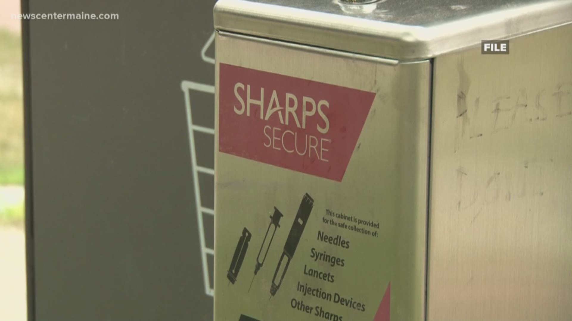 Lewiston to install 'safe syringe disposal' drop box sites