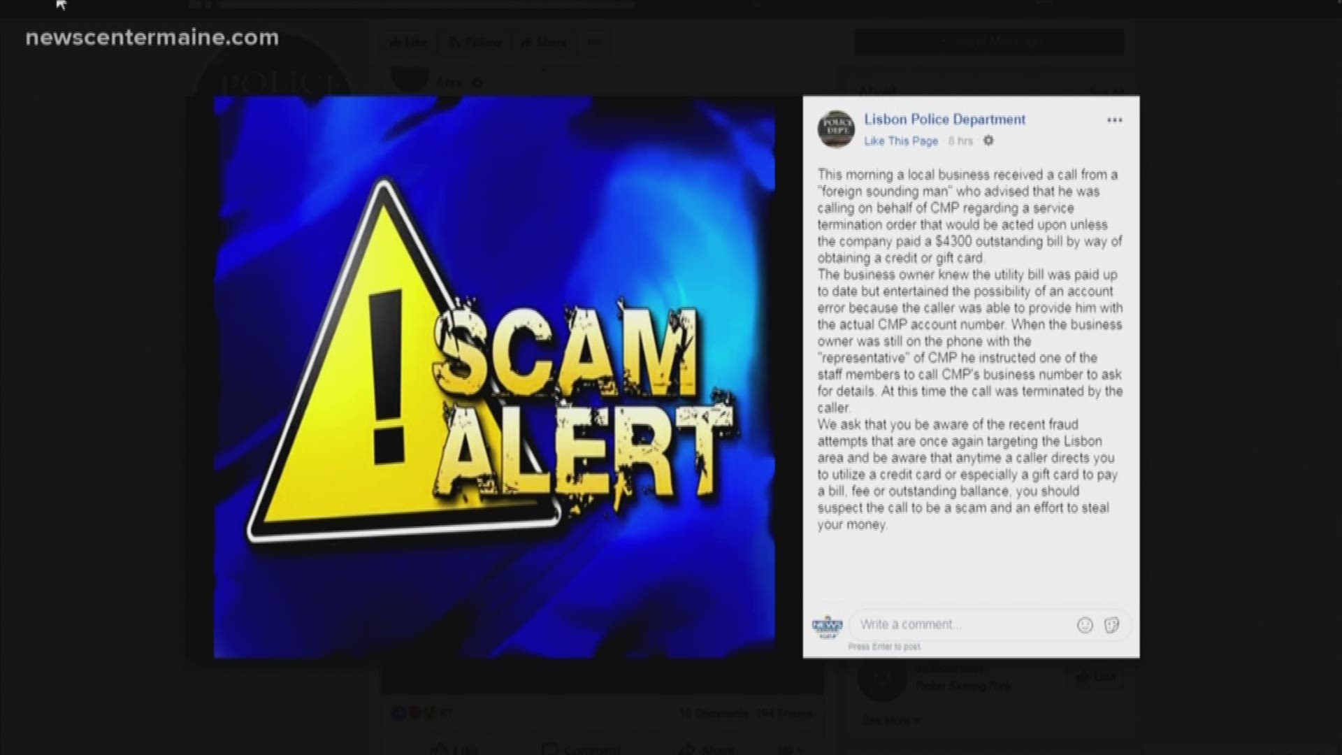 #askNOW: Potential CMP scam