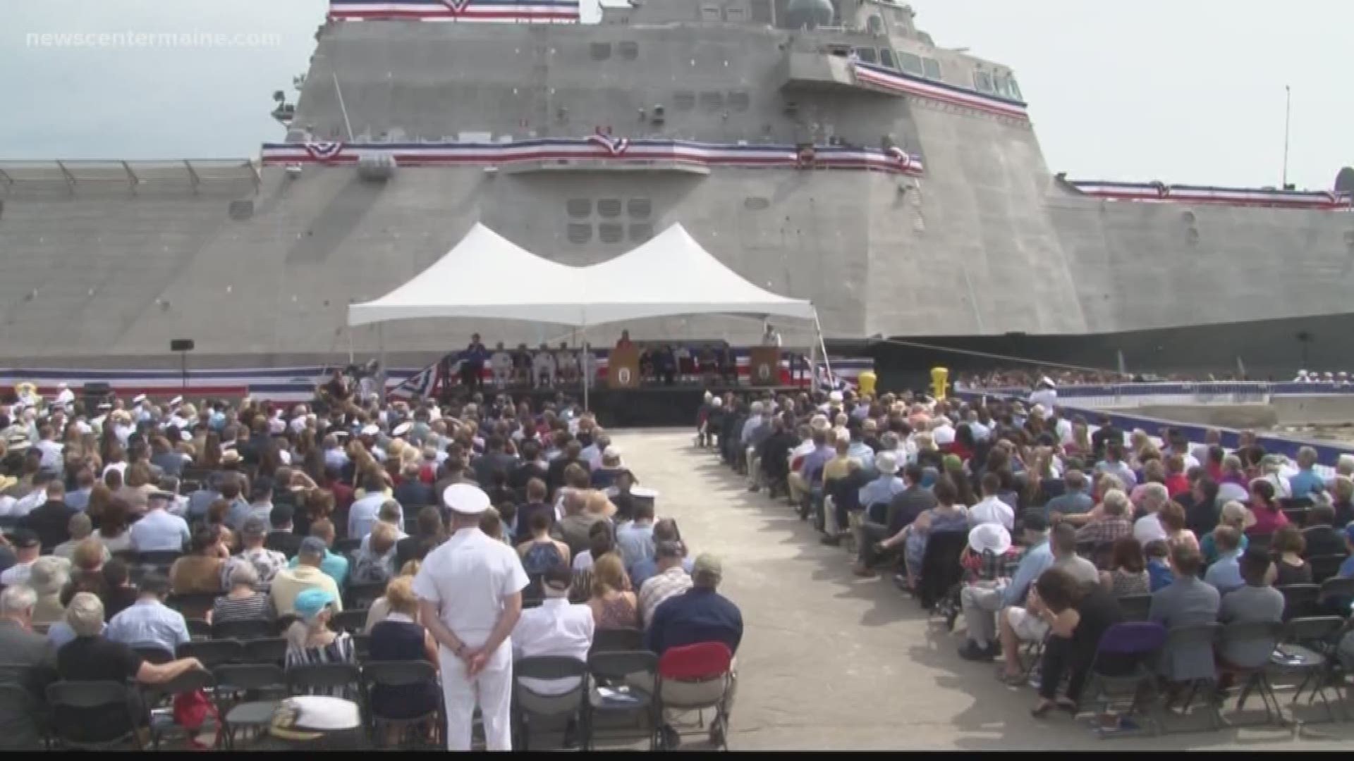 Navy Commissions USS Manchester in Portsmouth