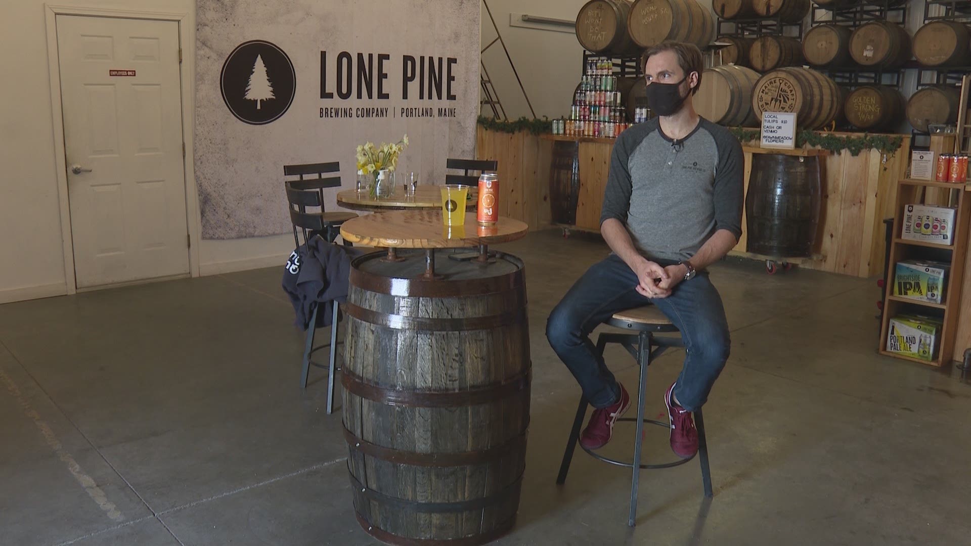Lone Pine is one of 38 breweries part of the Maine Brewshed Alliance, committed to protecting and preserving Sebago Lake, which provides water for its beer.