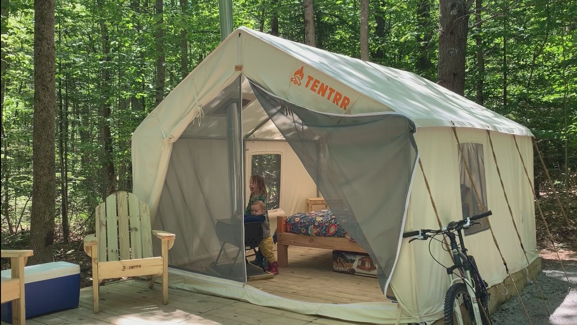 Maine State Parks have partnered with Tentrr to create 10 sites for $100 a night that provide almost everything a camper could need.