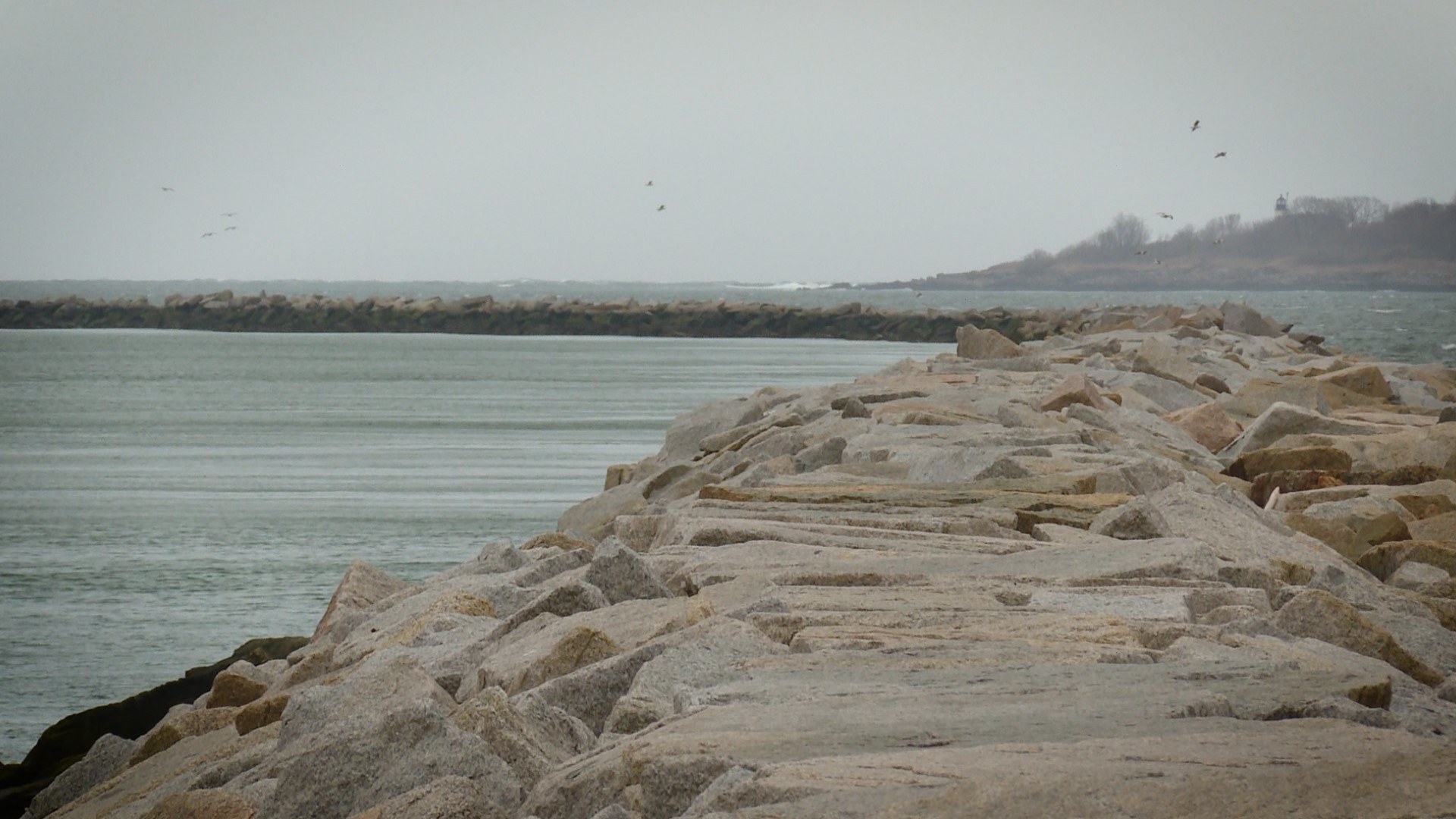 Camp Ellis Jetty in Saco is a great place to get a Breath of Fresh Air