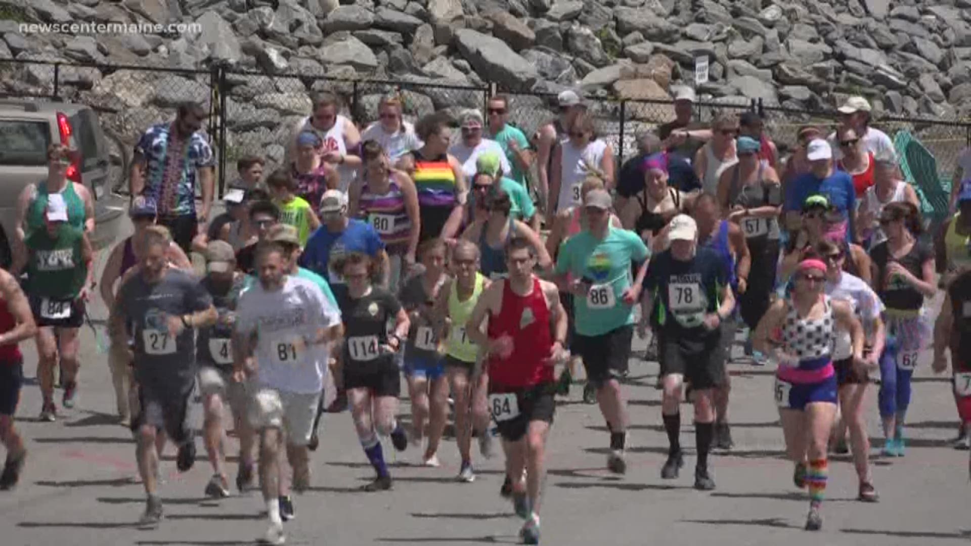 More than one-hundred runners and walkers took part in the Rainbow Run 5-k in Orono.