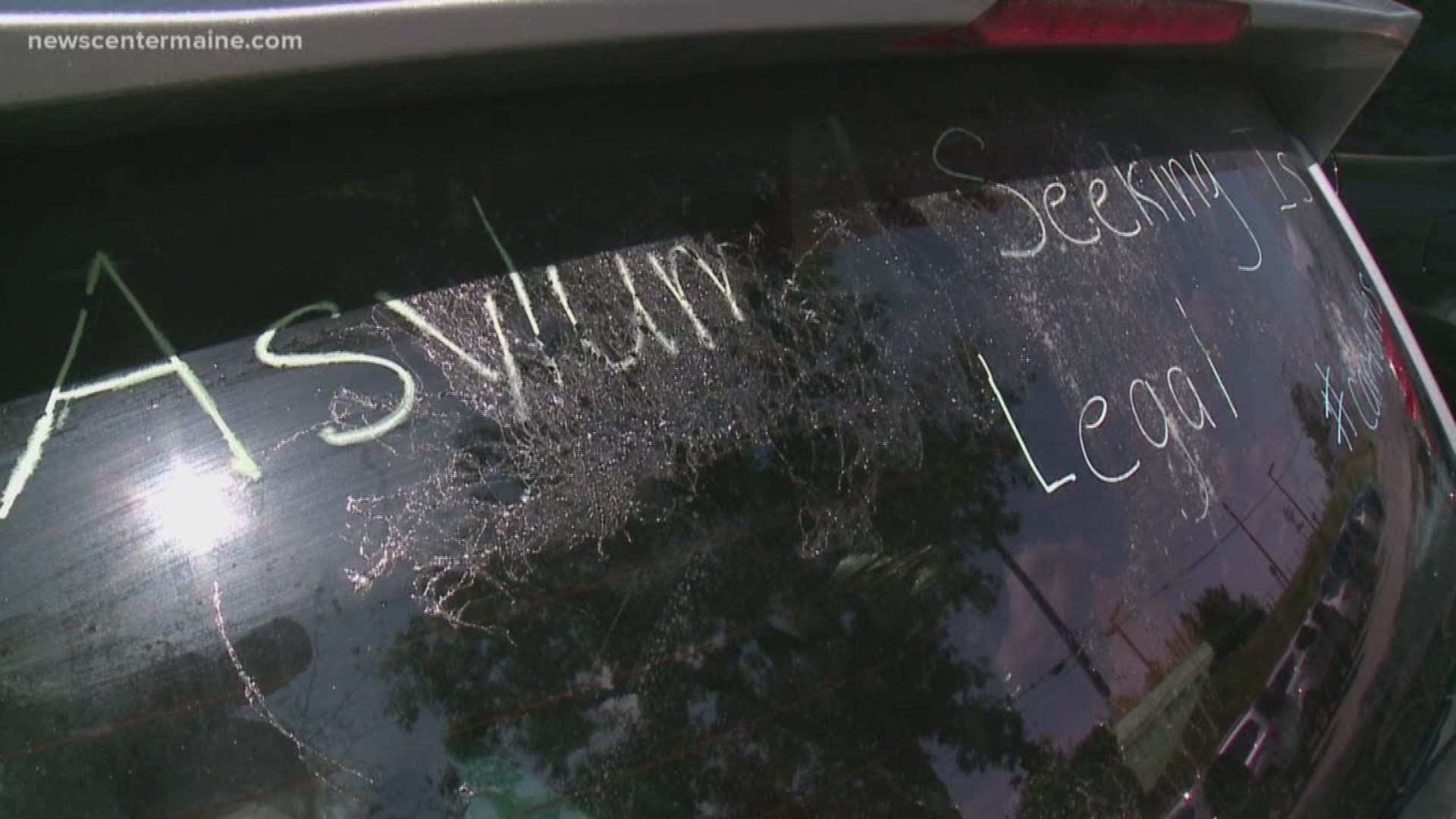 Teacher's car vandalized at the Expo.