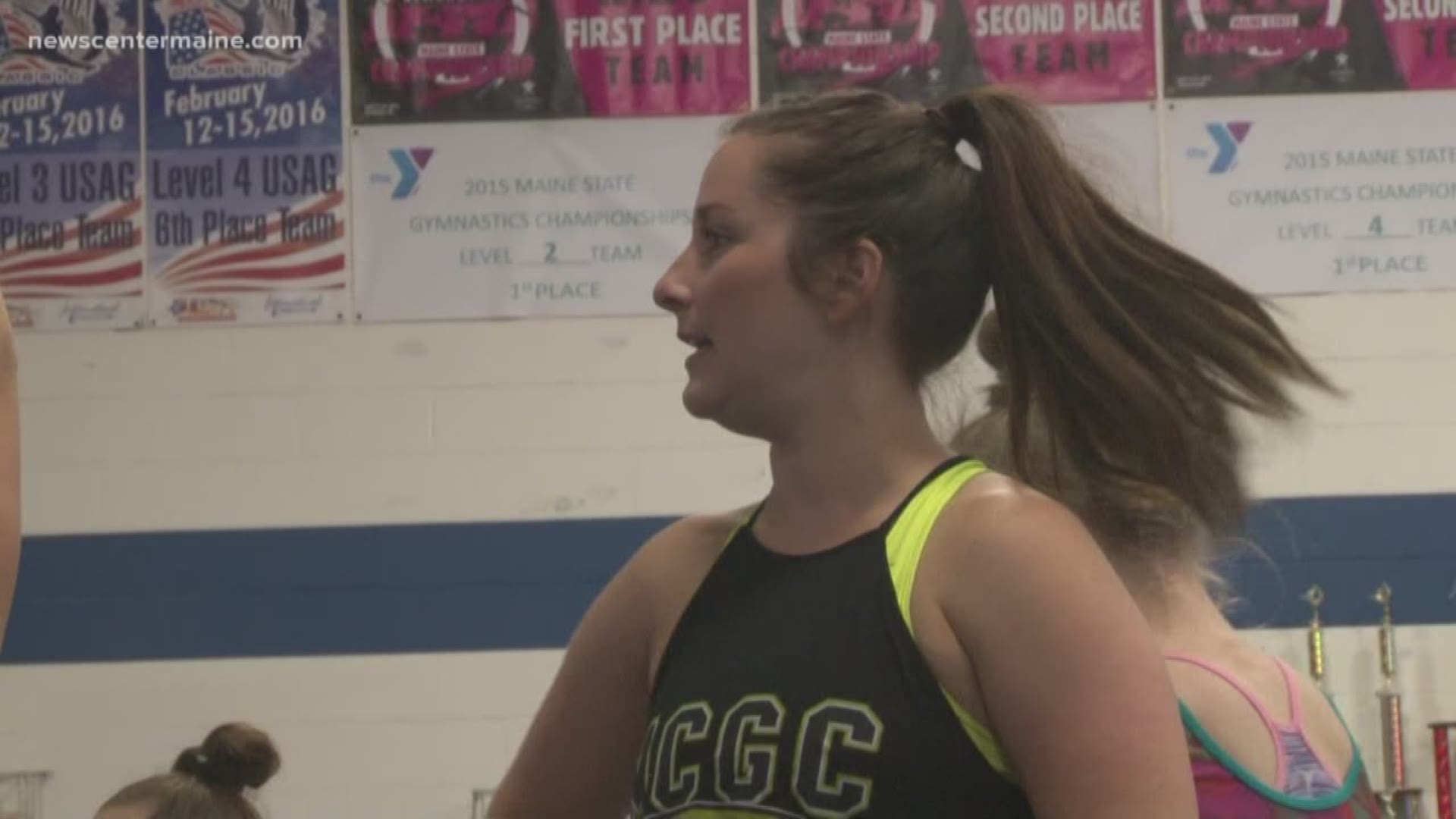 Olympic gymnast helps Maine girls go for gold ...