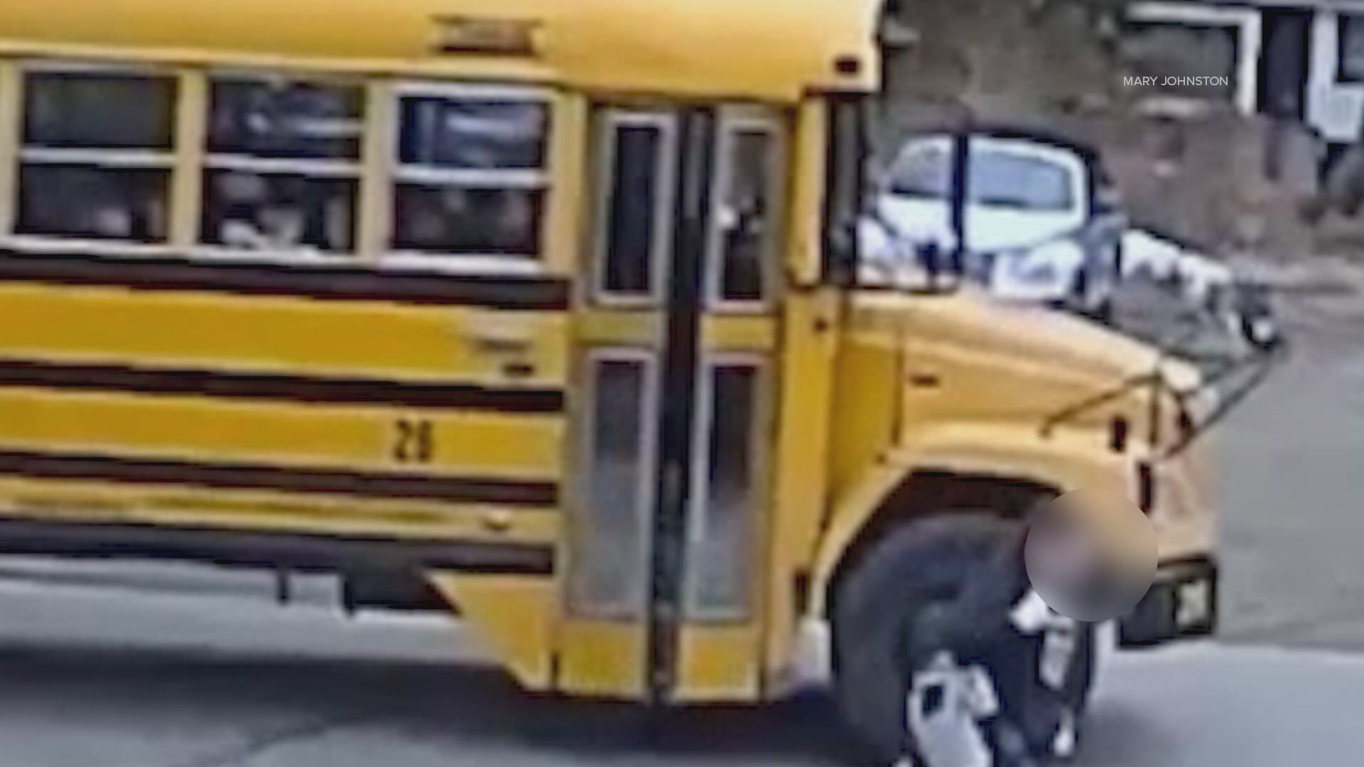 Police are investigating allegations that a 12 year-old girl was pushed off her school bus by the bus driver.