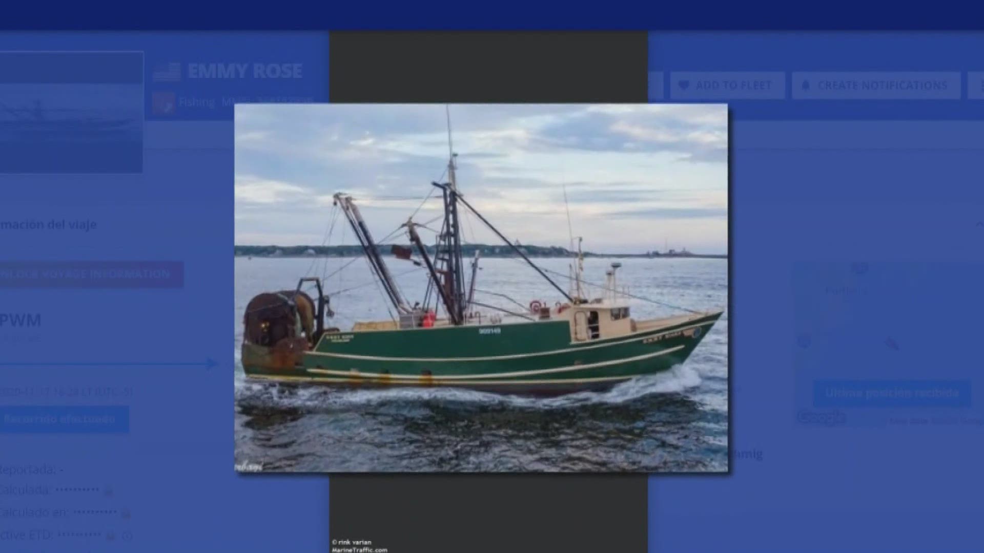 The search continues for Maine fisherman off the coast of Provincetown Massachusetts