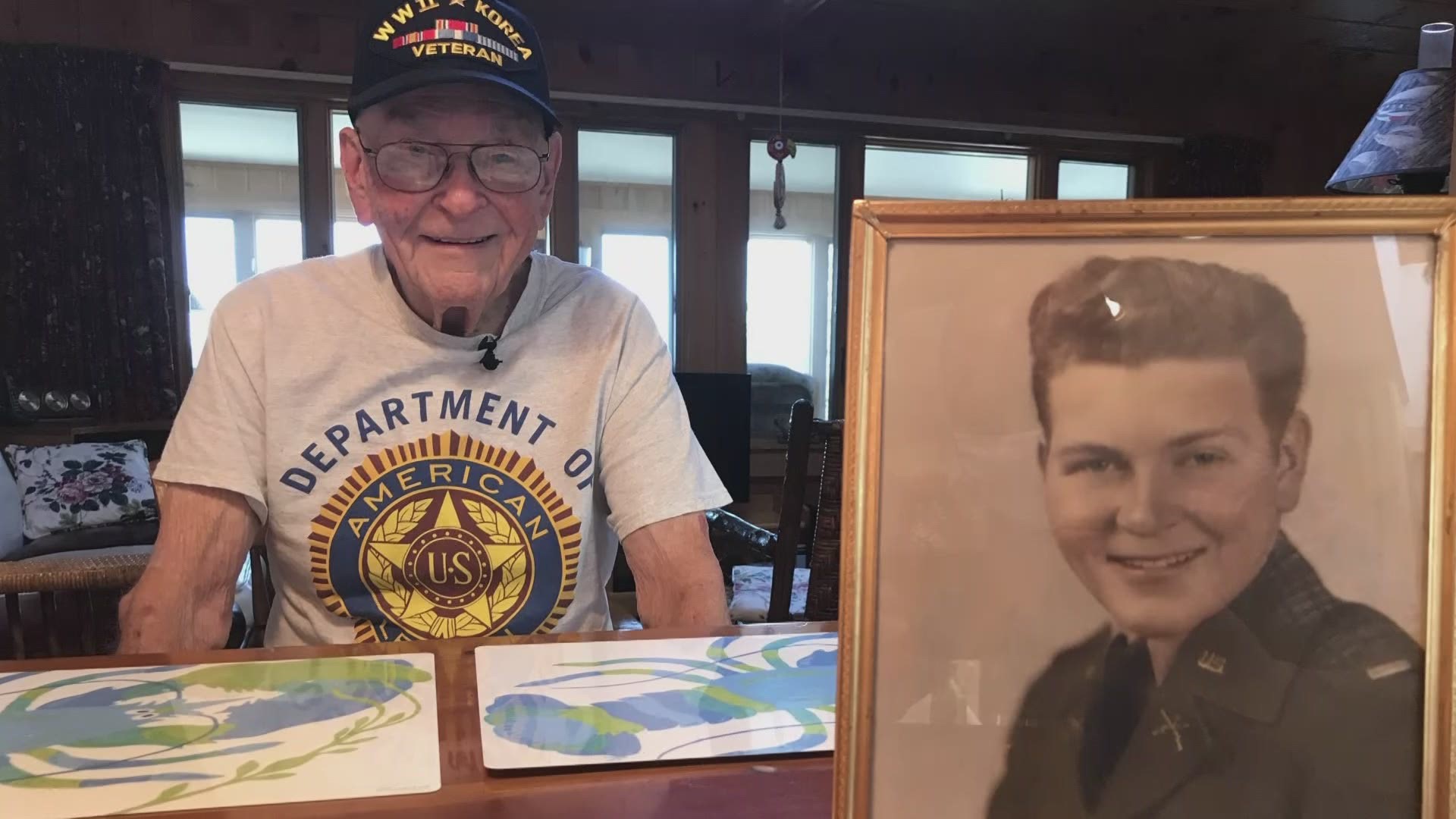 7 decades later, army veteran has vivid memories of service in 2 wars