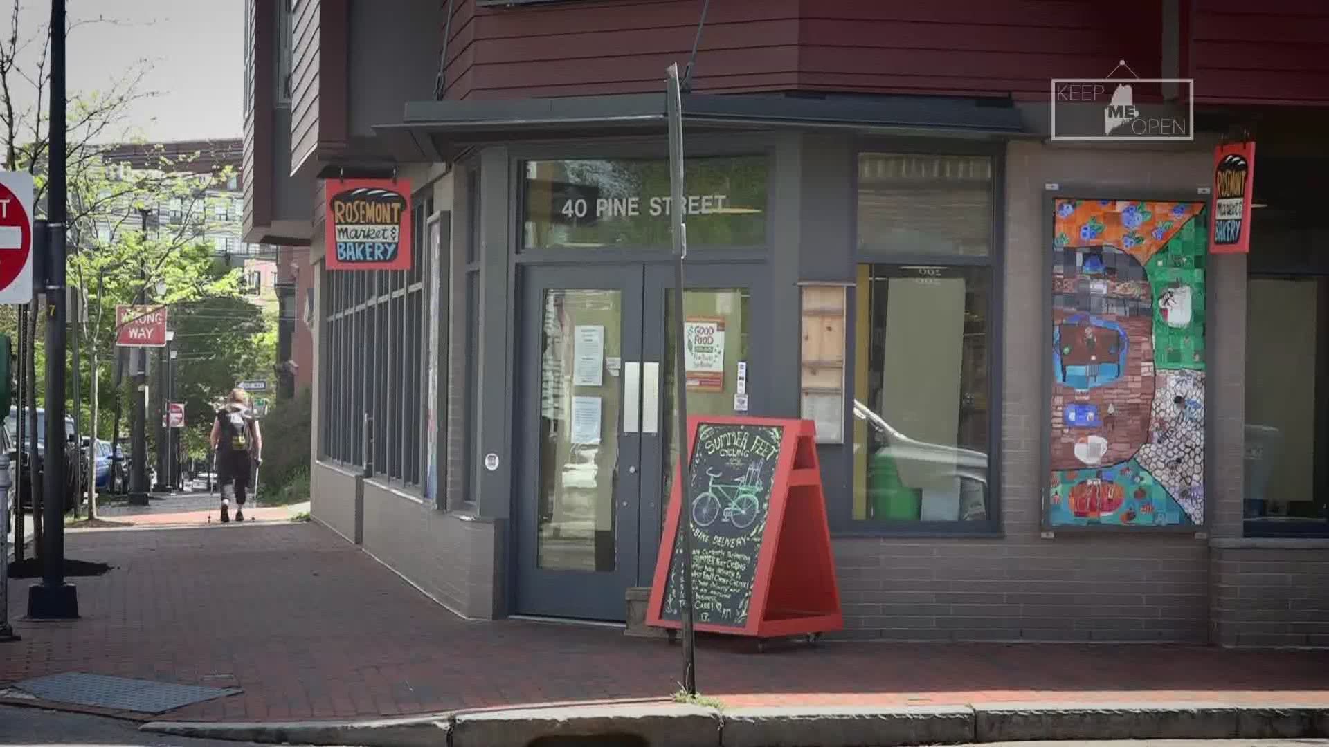 Keep ME Open: Portland market delivers groceries by bike