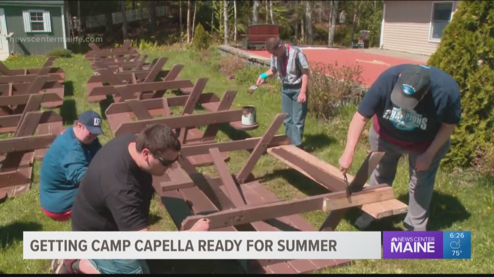 Getting Camp Capella ready for summer