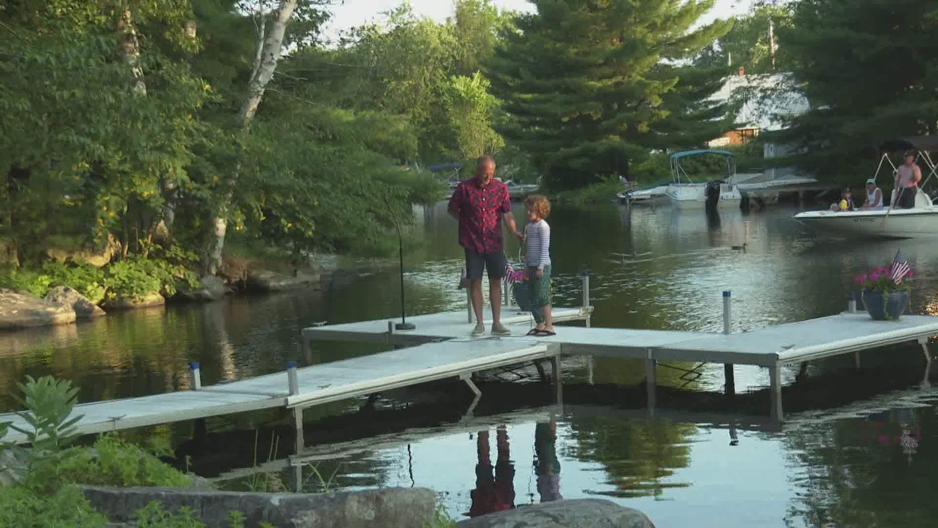 Contestants of all ages mimic the haunting and distinctive call of the iconic loon at the Belgrade Lakes Loon Calling contest.