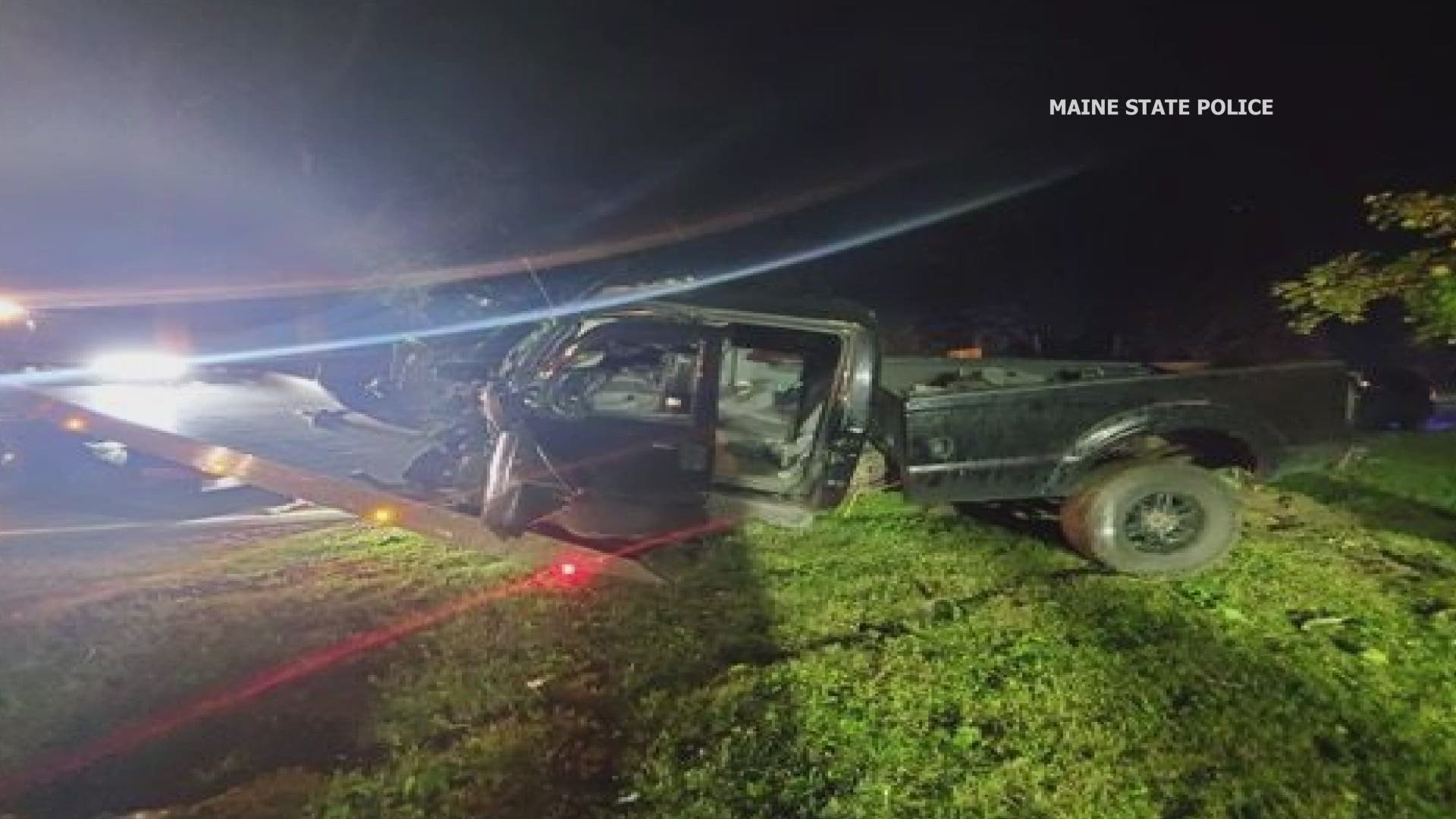 Maine State Police say a man from Hudson has died following a single-car crash in Palmyra early Saturday morning.