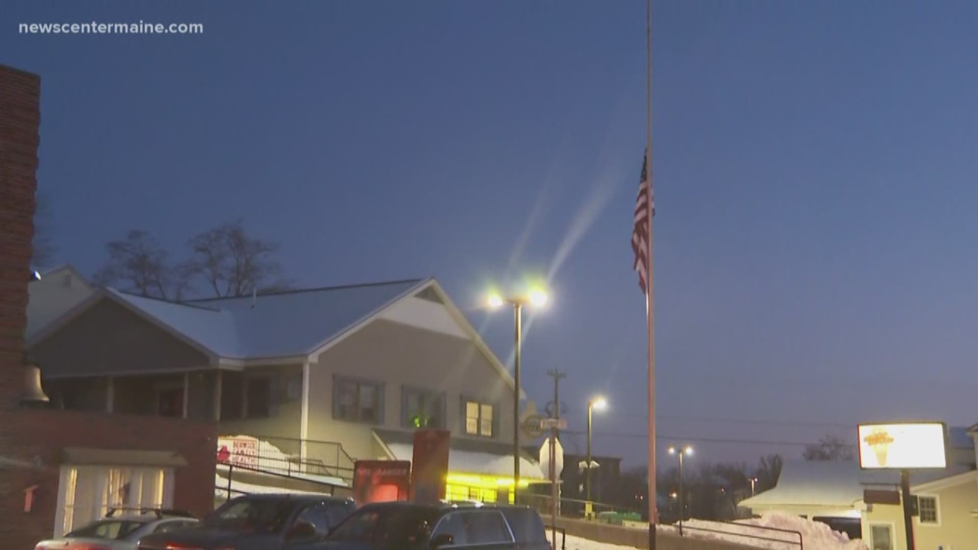 Gov. Janet Mills asked that flags across the state be flow at half-staff in honor of Captain Joel Barnes.