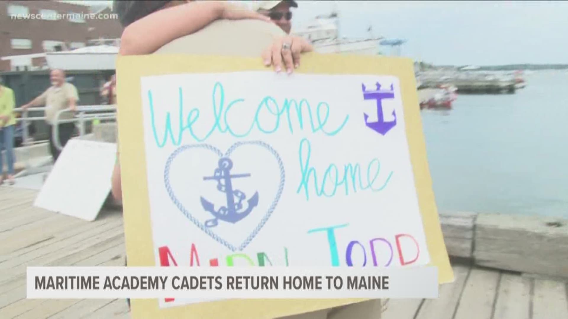 Maritime Academy Cadets return home to Maine