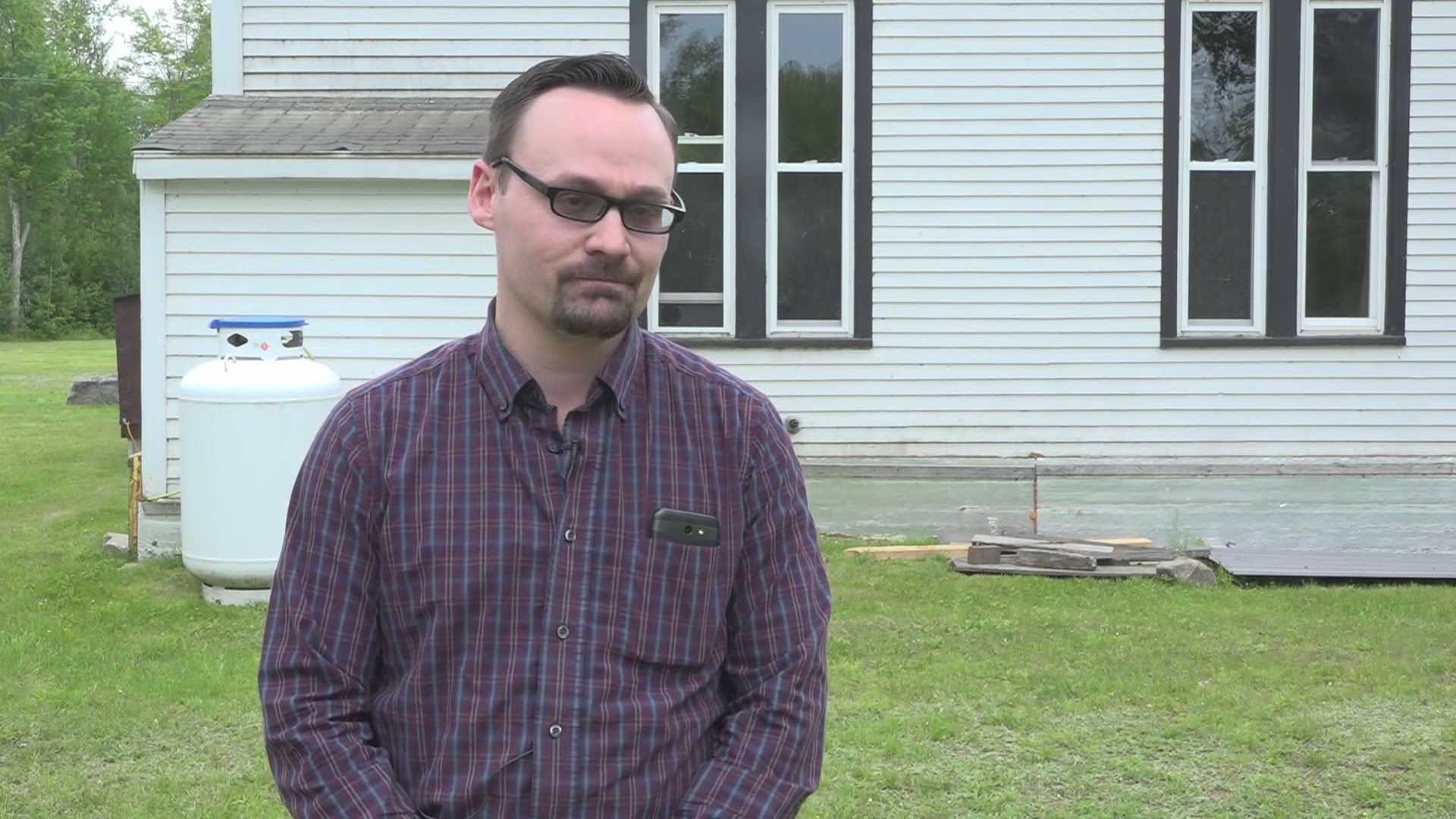 Pastor Barnes spoke with NEWS CENTER following a sign outside of his church being altered and a pro-life sign was stolen