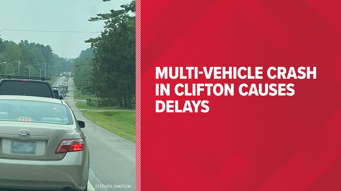 Serious multicar crash in Clifton, Maine Tuesday