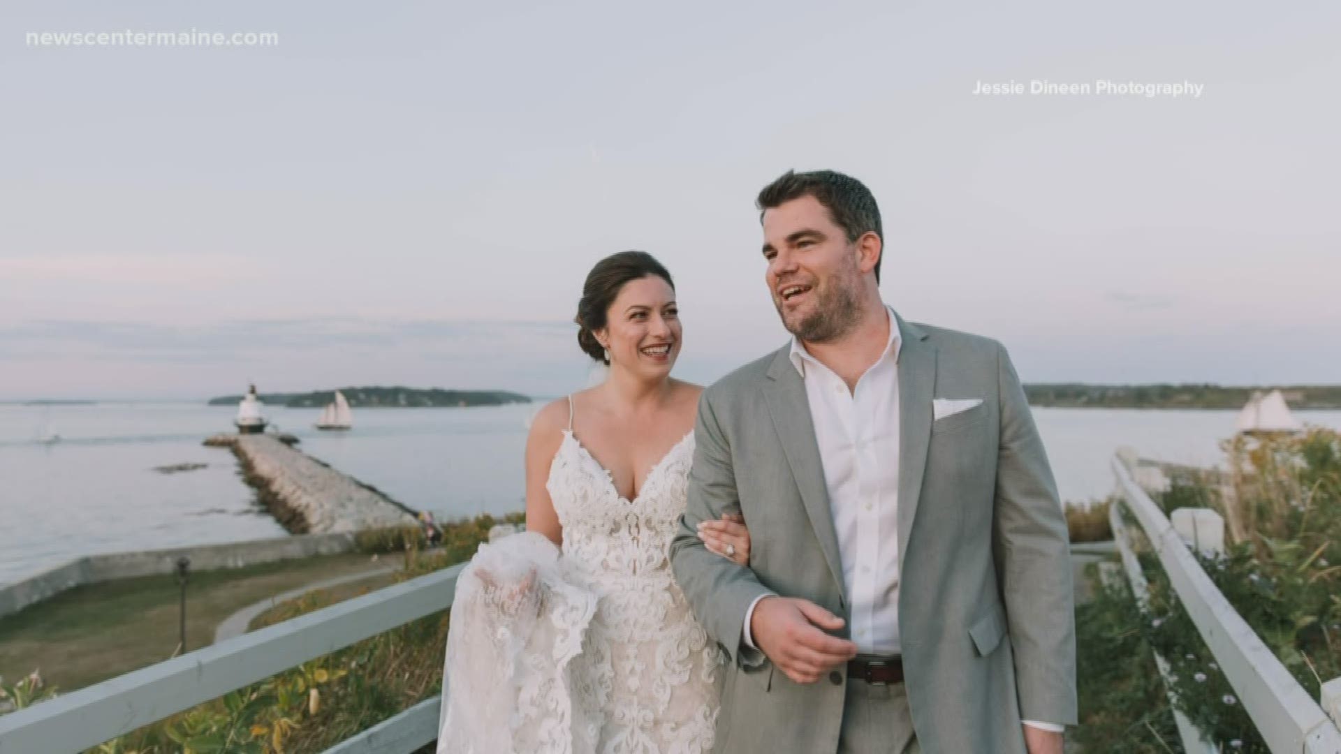 NEWS CENTER Maine's Jessica Gagne and her fiancé Jack are married in beautiful South Portland wedding