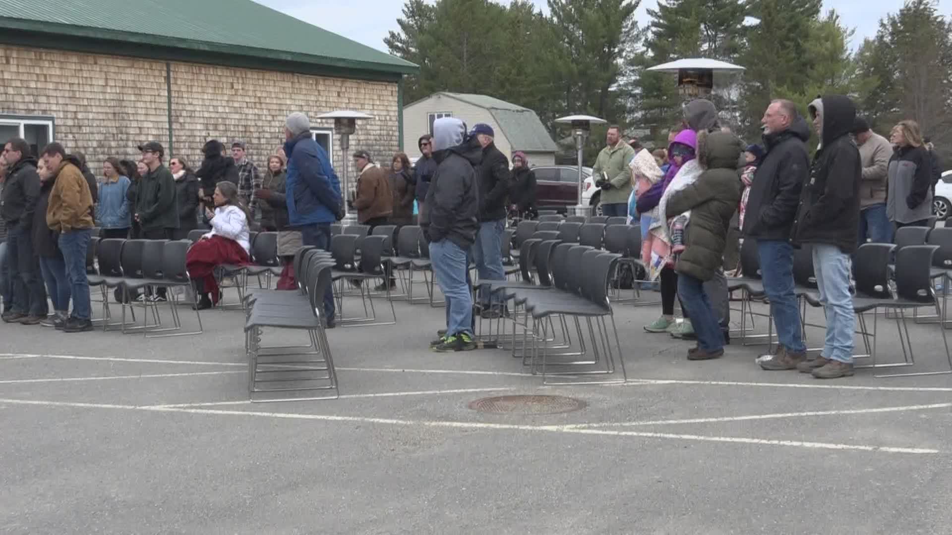 The Calvary Chapel in Orrington continues its objection to the Governor's stay-healthy at-home order -- holding two in-person services this morning.