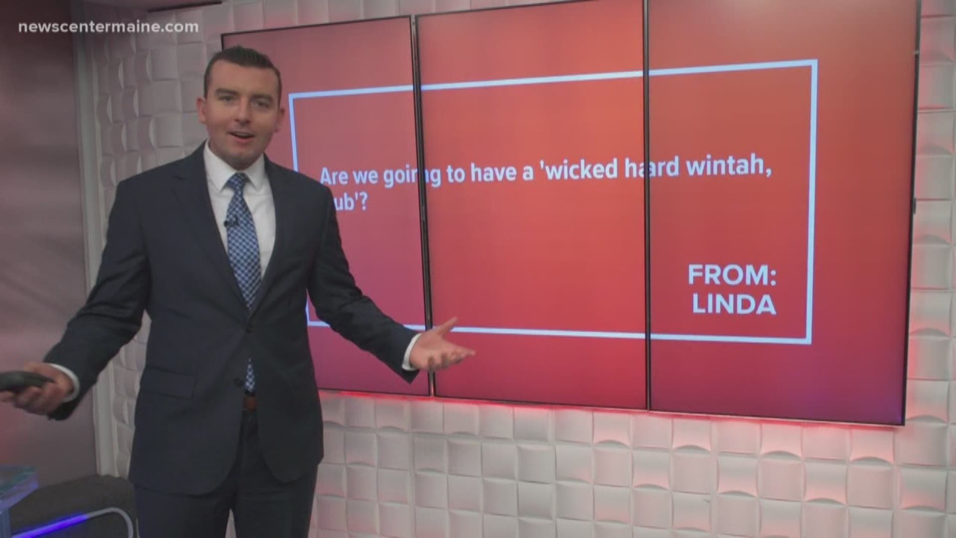 Meteorologist Ryan Breton answers question sent in by viewers. Today's question was, "Are we going to have a wicked hard winter, Bub?"